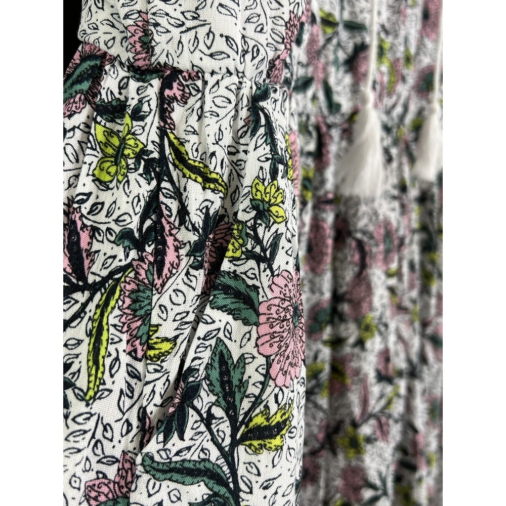 Torrid Dress Women Plus Size 2 Midi Wash Gauze Tiered Floral Multicolor 40261097 - Picture 6 of 16